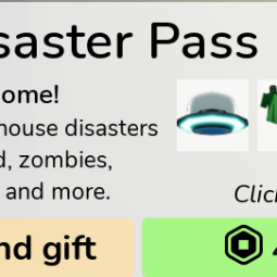 Roblox | Brookhaven Disaster Pass | 499 Robux | Game: Other